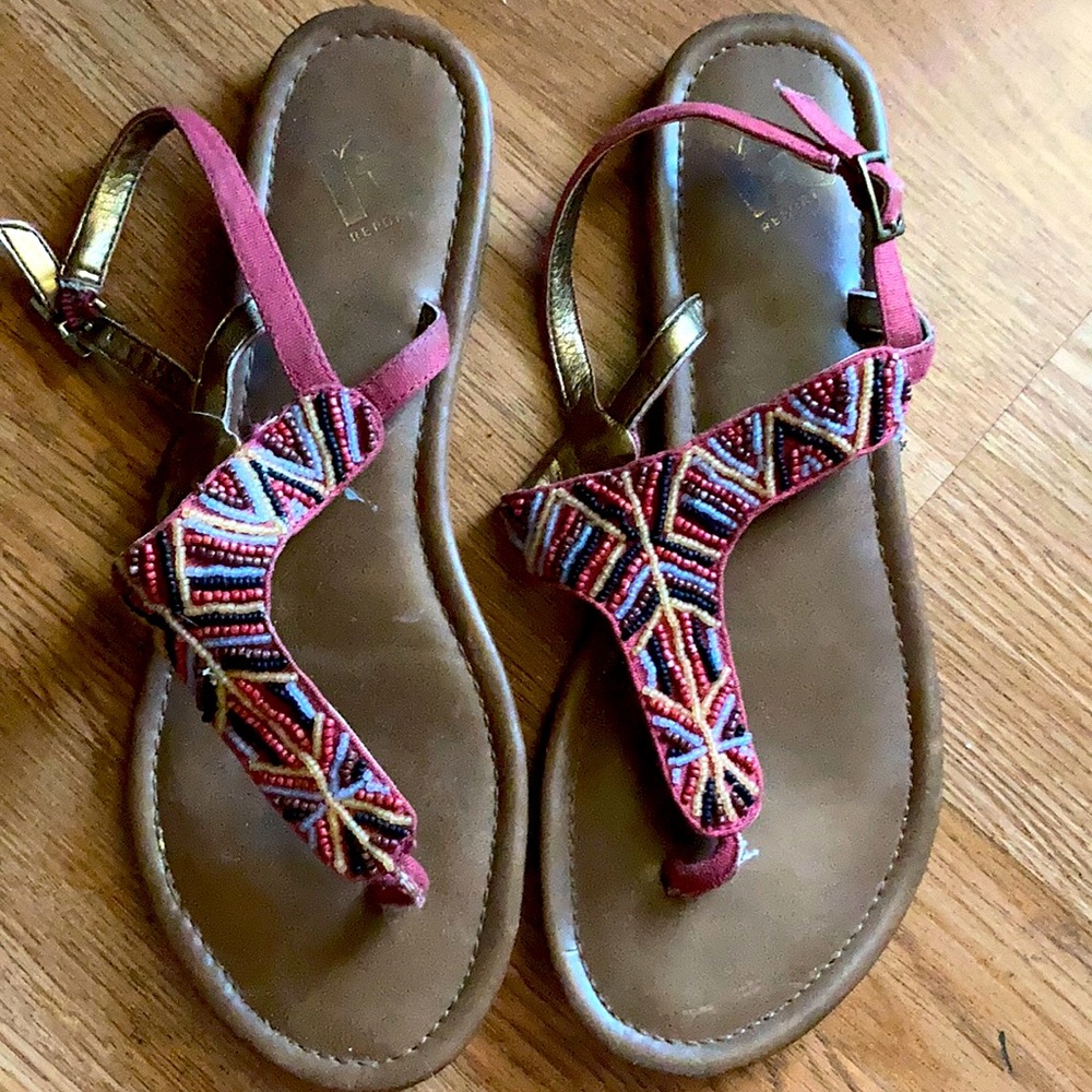 Women’s Size9 Beaded Sandals
